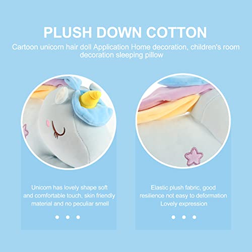 Unicorn Pelúcia Brinquedos Pelúcia Animais: Bonecas de Unicórnio Macio Bonecas de Animais Almofadas