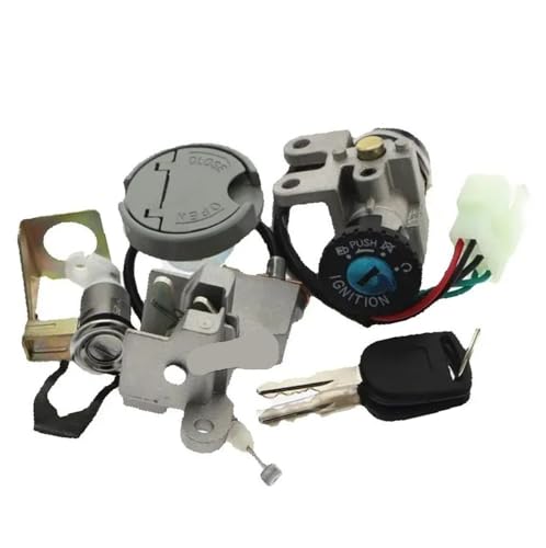 Kit de clés moto pour réparer un interrupteur d'allumage bloqué ou bouchon coincé KM 50