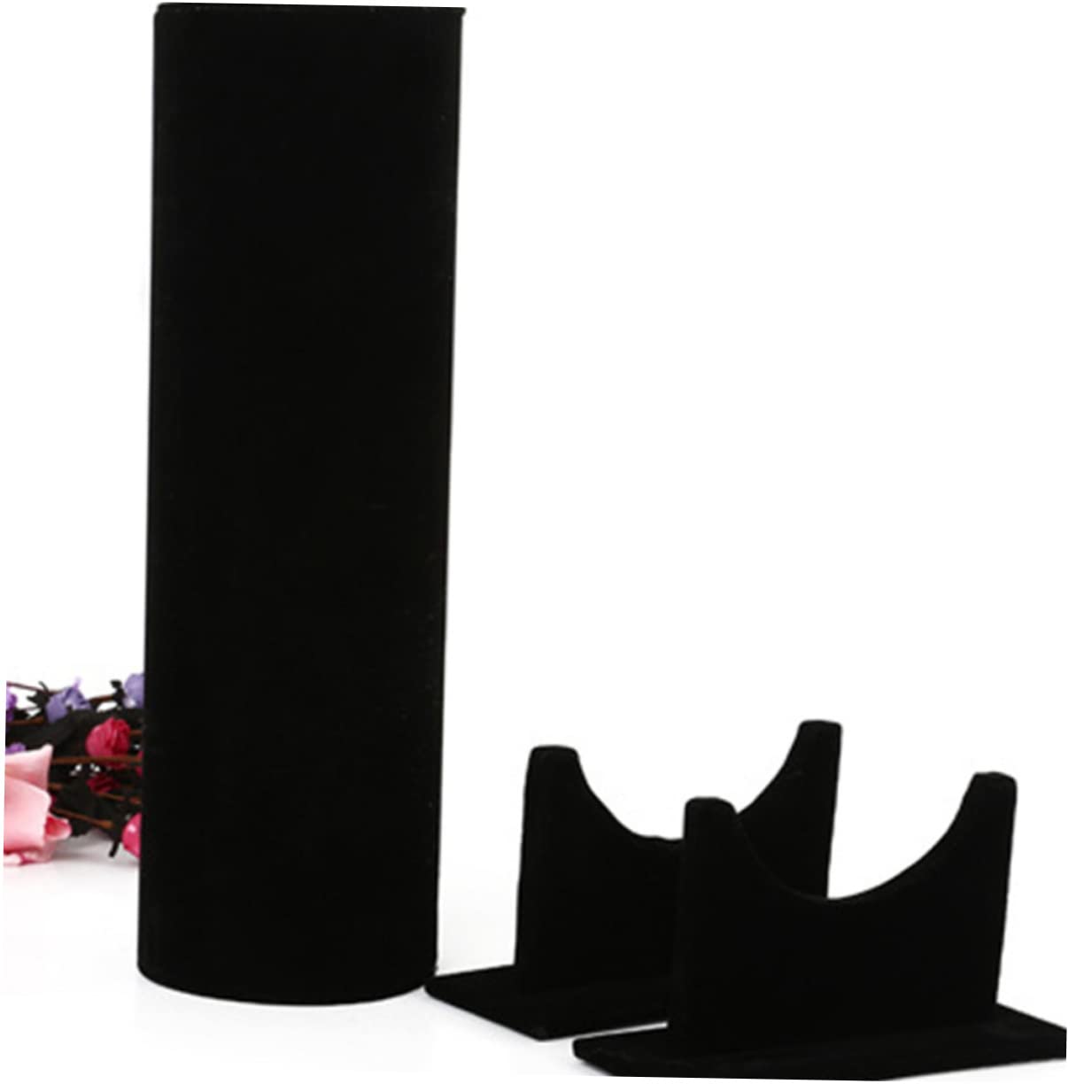 Schwarzer Headbands Holder Pvc Hair Hoops Display Rack Eleganter Haarreif Organizer Mit Materialummantelter Oberfläche Für Ordentliche Aufbewahrung Von Haarbändern Und Schmuck