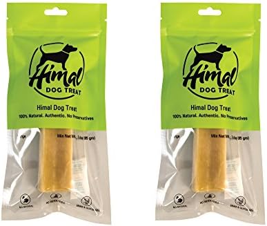 Himal Dog Treat Natural Dog Chew (Himal New 2 Pack Large) for Dog Under 55 Lb