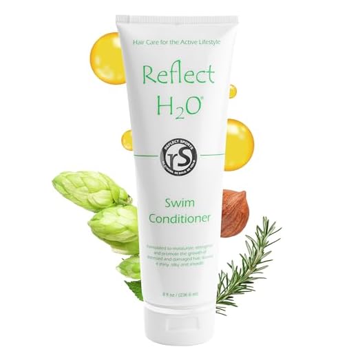 Reflect Sports Condicionador De Banho Hշo - Hidratante E Fortalecedor Para Cabelos Danificados, Proteção Sem Sulfato Cloro Com Alecrim Vitamina E. Fresco Hidratado, 8 Oz