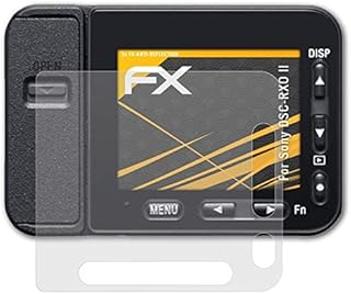 atFoliX Screen Protector compatible with Sony DSC-RX0 II Screen Protection Film, anti-reflective and shock-absorbing FX Protector Film (3X)