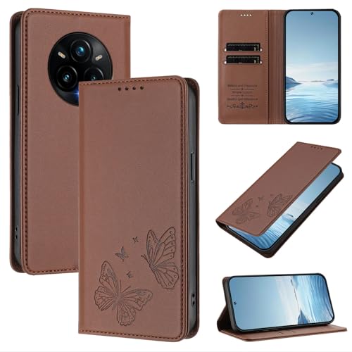 �X�}�z�P�[�X �Ή��@�� for Realme 14 Pro Plus 5G�yRFID�u���b�N�z�y�J�[�h�z���_�[�t�����z �}�O�l�b�g�J�� �X�^���h�@�\�t���zGreen