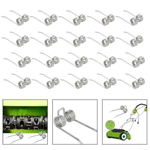 Dents de rechange pour Greenworks 27022 2500600G, ressorts de scarificateur en acier, lot de 54 pointes pour enlever le chaume, râteau de jardin, aérateur de pelouse – vue 6