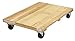 Vestil HDOS-2436-12 Hardwood Solid Deck Dolly 36 In. x 24 In. x 6-15/16 In. 1200 Lb. Capacity