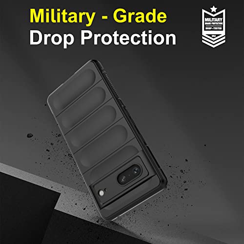 Image of Amazon Brand - Solimo Mobile Cover for Google Pixel 7 5G (Silicone Black)