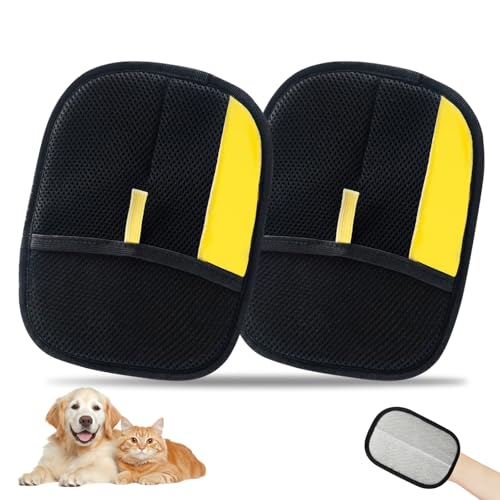 2Pcs Pet Hair Removal Glove for Cats & Dogs 2025 New Upgrade Pet Hair Remover