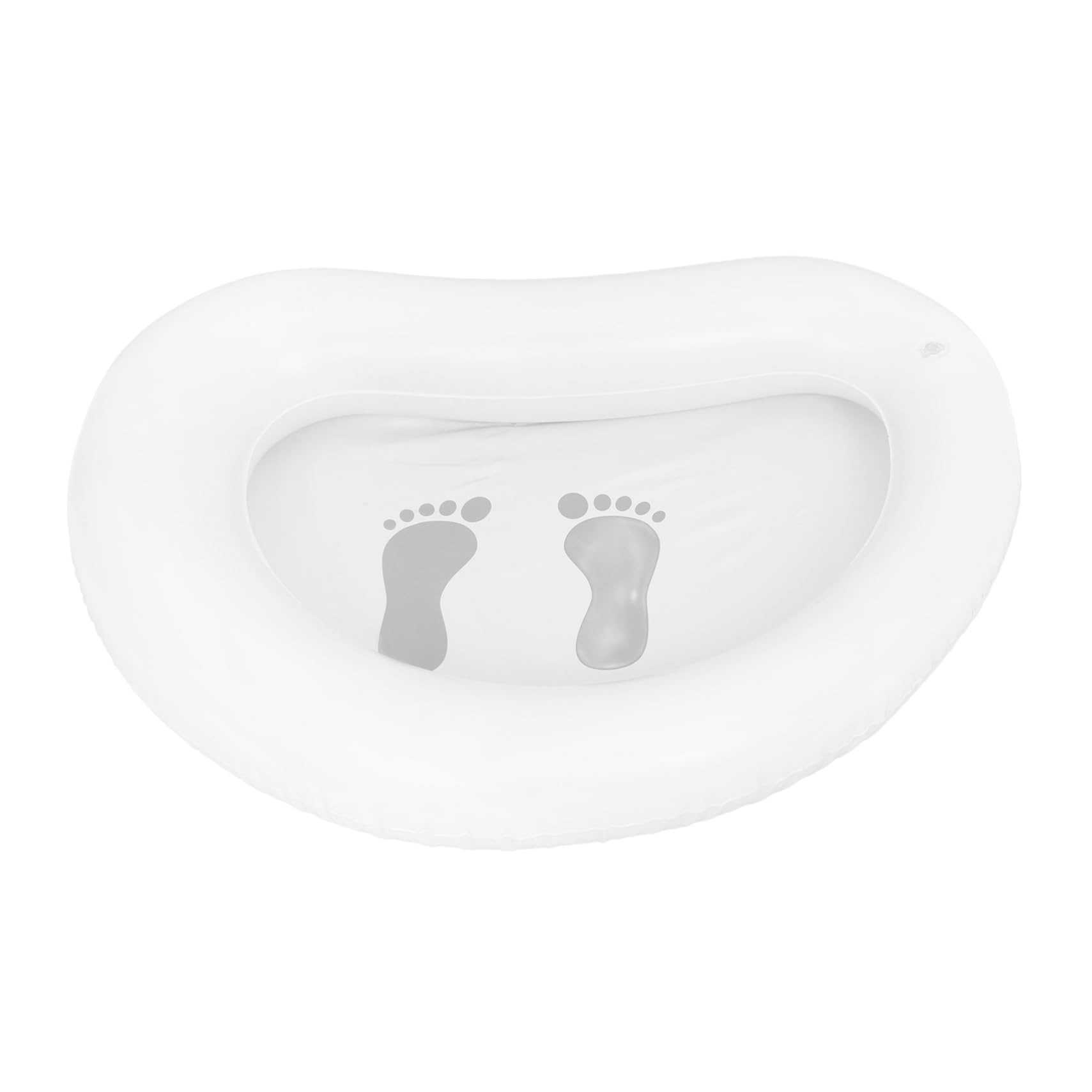 Lavapiés Plegable de Pvc Blanco para Piscina, Uso Doméstico