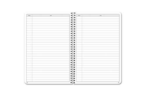 Image of BookFactory Universal Note Taking System (Cornell Notes) / NoteTaking Notebook - 120 Pages, 6'' x 9'' - Wire-O (Made in USA)