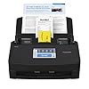 ScanSnap iX1600 Noir Scanner de Documents - 5GHz - Recto Verso, ADF, A4, Wi-FI, sans Fil, USB 3.2
