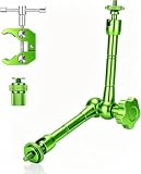 Airika 11"/28cm マジックアーム スーパークランプ 関節式マジックアーム カメラモニターアーム360°調整可能 両端1/4"ネジ付き フラッシュ/LEDライト/マイク/モニターに対応 image