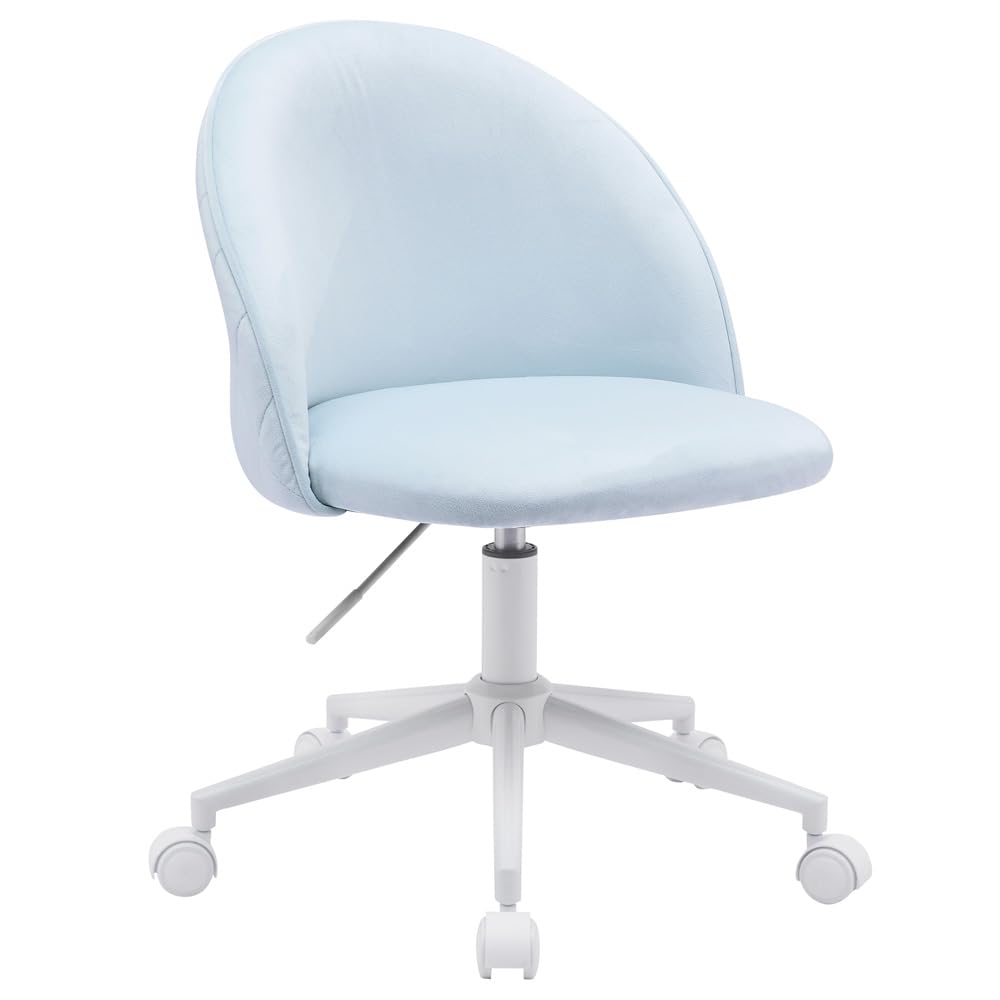 ベイビーブルーファブリック デスクチェア ベイビーブルーファブリック デスクチェア ベイビーブルー