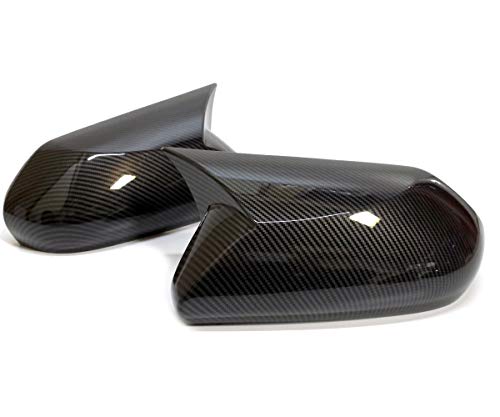 自遊本舗 ドアミラーカバー ガーニッシュ エアロタイプ 角あり カーボン柄 ドレスアップカスタムパーツトヨタ プリウス 50系用