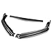 DNA MOTORING STP-Style Front Bumper Lip Compatible with 15-18 VW Jetta, Painted Simulated Carbon Fiber, 2-PU-441-PCF