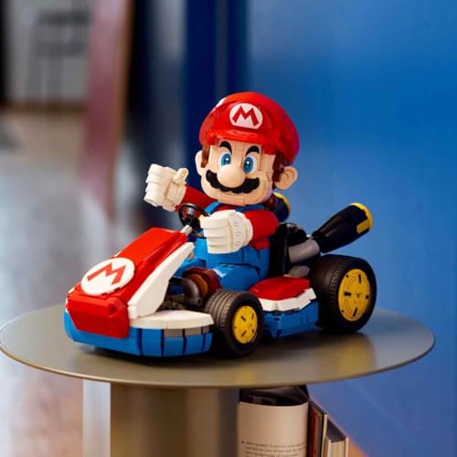 Image of LEGO Super Mario: Mario Kart - Mario & Standard Kart, Collectible Gamer Gift for Adult Fans 72037