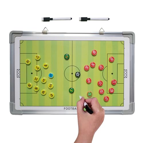Tableau de football magnétique blanc panneau effaçable sec entraînement équipe