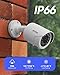 ANNKE 1080p Security Camera 4-in-1 CCTV Bullet Wired Cam, AHD/TVI/CVI/CVBS, Analog Surveillance Video Add–On Cams for Indoor/Outdoor Use, 100ft Clear Night Vision (Power Adapter Not Included)
