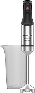 Taurus - Stabmixer 1500W, Stufenlose Leistung, Edelstahl, Spritzschutz