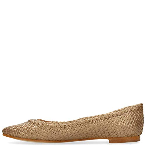 MELVIN & HAMILTON MH HAND MADE SHOES OF CLASS Kate 5_Woven Rame LS Natural