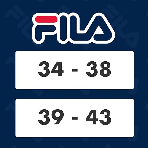 FILA Kit 6 Pares Meia Sapatilha Invisível Borda de Silicone Interna Faixa Tensora Sola Atoalhada Adu