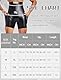 Herren Funktionsunterwäsche Bauchkontrolle Unterhose Pu Leder Shorts Wetlook Bauchweg Sport Taschen XL