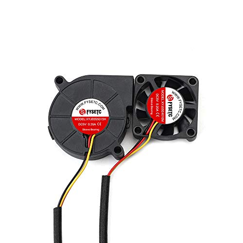 FYSETC Prus i3 MK3 MK3S+ Cool Blower Fan Kit 4010 5015 DC 5V Extruder Hotend Cooler Radiator for 3D Printer…