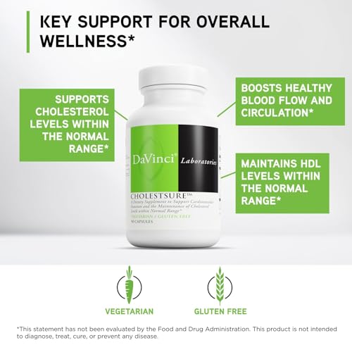 DAVINCI Labs CholestSure Supplement, 90 Vegetarian Capsules - image 3