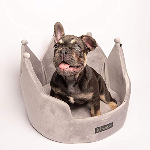 NANDOG Hunde- und Katzenbett aus Plüsch