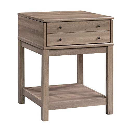 Sauder Barrister Lane Smart Center Side Table, Salt Oak finish