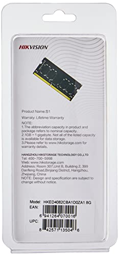 Image of HIKVISION Laptop RAM 8GB DDR4 2666MHz (2 Year Warranty)