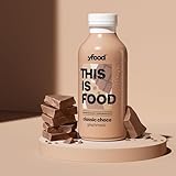 yfood Trinkmahlzeit Classic Choco - 12 x 500 ml für unterwegs & stressige Tage - vollwertig & ready-to-drink mit 30 g Eiweiß & Vitaminen - inkl. 3 € Pfand