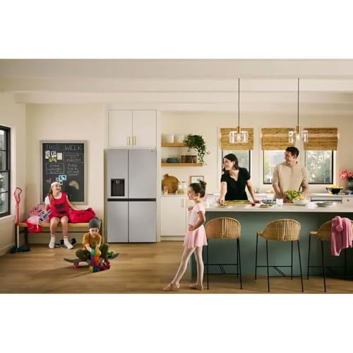 LG LRSXC2306S 23 Cu. Ft. Stainless Counter Depth Side-by-Side Refrigerator on Fridge.com