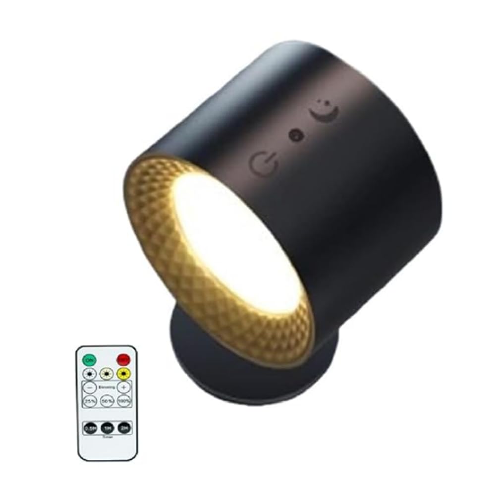 Buqpow Black Glow Right Smart Lux,Glow Right Everywhere Light,Glow Right Lights,Usb Rechargeable Lights