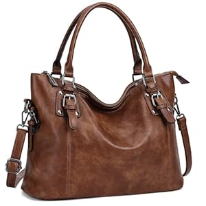 Hobo Bag for Women,Faux Leather Ladies Handbag Fashion Shoulder Bag with Adjustable Strap
