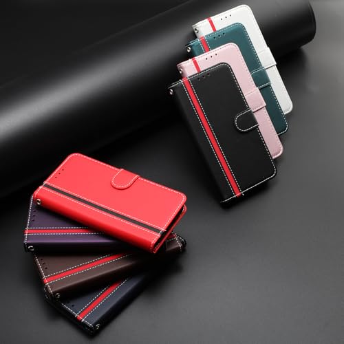 Mo-Beauty Compatible with Google Pixel 5 Case, Leather Flip Wallet Cover with Magnetic Closure [Kickstand] [Magnetic] [Card Slots] Case for Google Pixel 5 (Blue) - Image 6