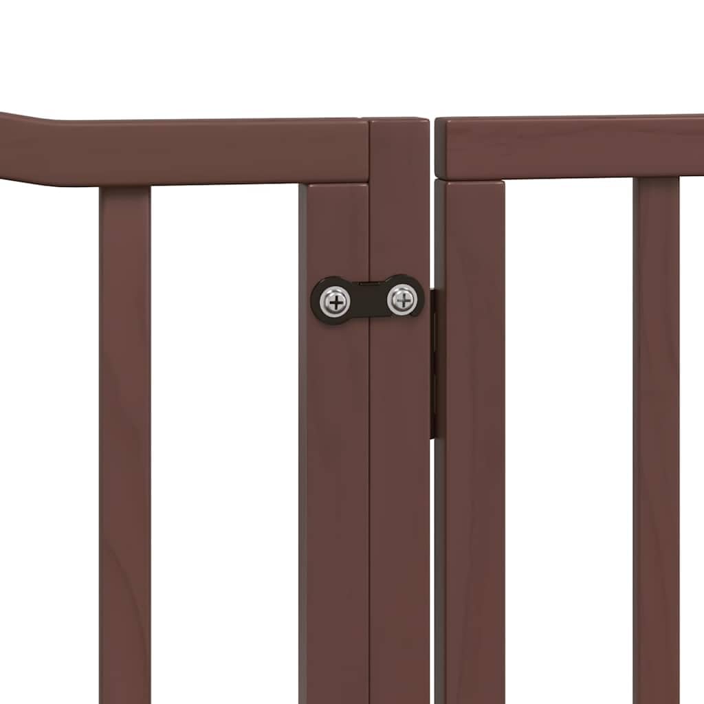 Genérico Puerta de Perros Plegable 6 Paneles Madera álamo marrón 480 cm,Productos para Mascotas,Productos para Mascotas,Productos para Perros,Casetas y cercados para perros-3155637