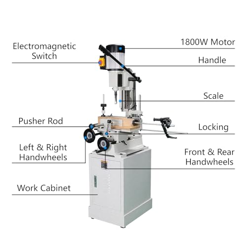 Powermatic woodworking Tilt Table Mortiser machine, 2800rpm,220V/50Hz (1300W)