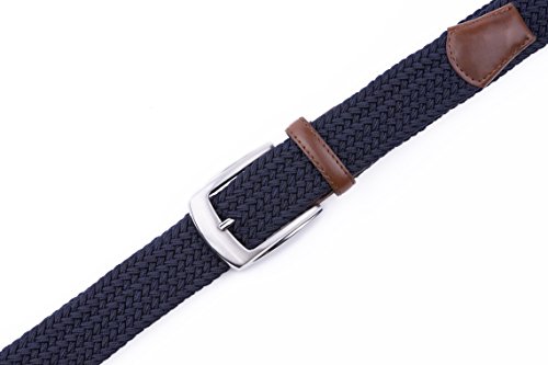 Image of Fabio Valenti Canvas Elastic Fabric Woven Stretch Braided Belts for Men Women Junior with Multicolored /Full Sizes