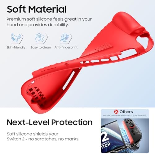 FINTIE Soft Silicone Protective Case for Nintendo Switch 2 (2025) 7.9-inch — 사진 4