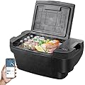 BODEGACOOLER 35L Built-In Car Refrigerator for Tesla Model Y- Ultra-Quiet Fast Cooling to -4?, Smart App Control, Space-Saving Design for Camping & Road Trips 12/24V DC/AC,-4?-68?