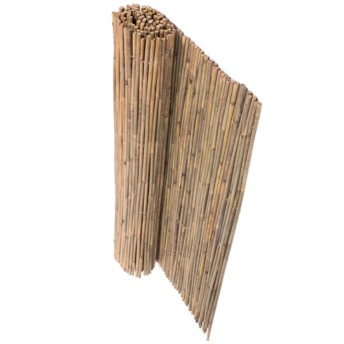 DESIGN DELIGHTS BAMBUSMATTE Lukata | Bambus, 250 cm | Sichtschutz Matte, Blickschutz, Windschutz Matte, Bambuszaun, Bambusverkleidung, Sichtschutzzaun | Format: 150x250 cm (HxB)