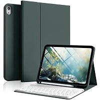 Étui Clavier Magique Pour IPad 10e/11e Génération - Pavé Tactile Rétroéclairé 7 Couleurs - Coque Magnétique Flottante - 8