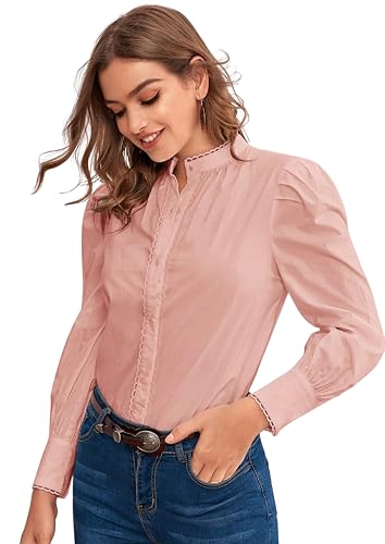 Image of MIZAGO Women's Solid Button Front Shirts