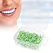 Produktbild Polisher Cups für Weiße Zähne, Zahnpflege Becher Zahnpolitur Lackierbecher Polieren Werkzeug, 100 Stück Zahnpolierer zum Entfernen Gummi Bürste Zahnbelegen Stain Remover (Hellgrün)