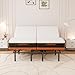 ESHINE Split King Adjustable Bed Frame with Mattress - 10 Inch Gel Memory Foam Mattress, Bluetooth APP Control, Wireless Remote, Zero Gravity, Anti Snore, Head and Foot Incline, 2000 Series