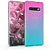 Produktbild kwmobile Case kompatibel mit Samsung Galaxy S10 - Hülle Handy - Handyhülle Zwei Farben Pink Blau Transparent