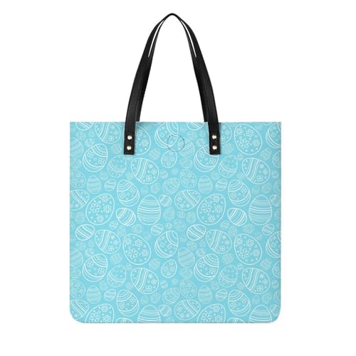 Tote bag œuf de Pâques pour femmes grand sac à bandoulière idéal pour le voyage