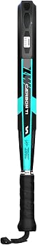 Varlion LW Carbon Ti Padel Racket Round Shape for Maximum Control EVA Softcore, Carbon & Fiberglass Frame, Aerodynamic Drilling, Hexaforce Bridge, Textured Slice Surface