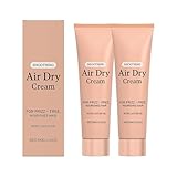 Lufttrocknende Haarcreme, Glättungscreme für lufttrocknendes Haar ohne Hitze,...