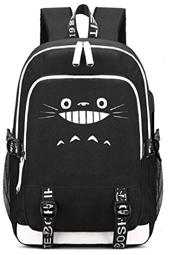 YOYOSHome Luminous My Neighbor Totoro: Mochila para portátil  con Puerto de Carga USB
